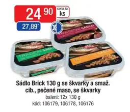 Qanto Sádlo Brick se škvarky a smaž. cib., pečené maso, se škvarky nabídka