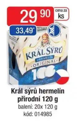 Qanto Král sýrů hermelín přírodní nabídka