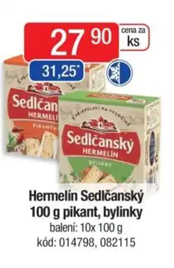 Qanto Hermelín Sedlčanský pikant, bylinky nabídka