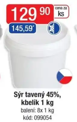 Qanto Sýr tavený 45%, kbelík nabídka