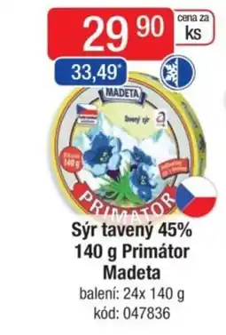 Qanto MADETA Sýr tavený 45% Primátor nabídka