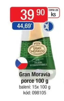 Qanto GRAN MORAVIA porce nabídka