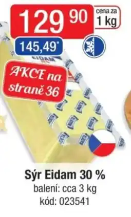 Qanto Sýr Eidam 30% nabídka