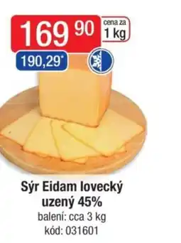 Qanto Sýr Eidam lovecký uzený 45% nabídka