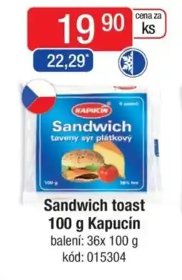 Qanto KAPUCIN Sandwich toast nabídka