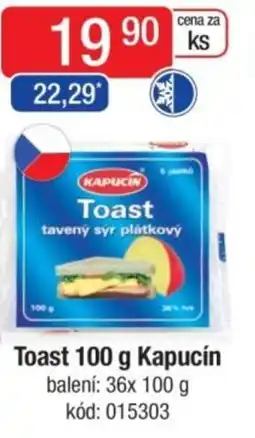 Qanto KAPUCIN Toast nabídka