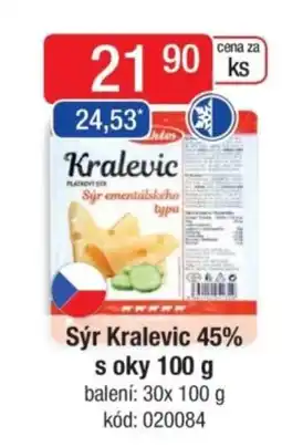 Qanto Sýr Kralevic 45% s oky nabídka
