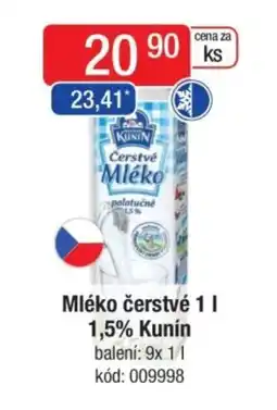 Qanto Mléko čerstvé 1,5% Kunín nabídka