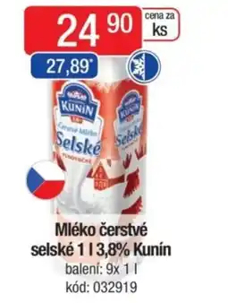 Qanto Mléko čerstvé selské 3,8% Kunín nabídka