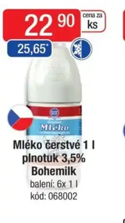 Qanto Mléko čerstvé plnotuk 3,5% Bohemilk nabídka