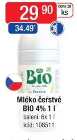 Qanto Mléko čerstvé Bio 4% nabídka