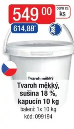 Qanto Tvaroh měkký, sušina 18%, Kapucín nabídka