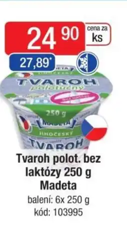 Qanto MADETA Tvaroh polot. bez laktózy nabídka