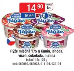 Qanto Rýže mléčná Kunín, jahoda, višeň, čokoláda, malina nabídka