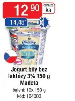 Qanto MADETA Jogurt bílý bez laktózy 3% nabídka