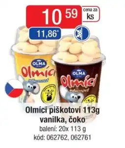 Qanto OLMA Olmíci piškotoví vanilka, čoko nabídka