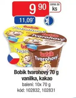 Qanto Bobík tvarohový vanilka, kakao nabídka