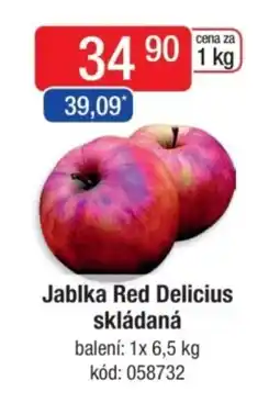 Qanto Jablka Red Delicius skládaná nabídka