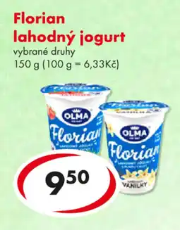 CBA OLMA Florian lahodný jogurt nabídka