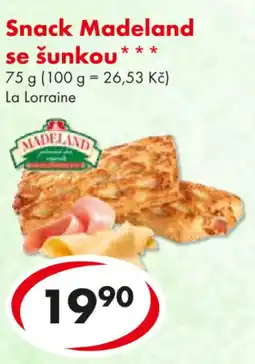 Snack Madeland se šunkou