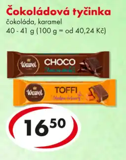 CBA Čokoládová tyčinka nabídka