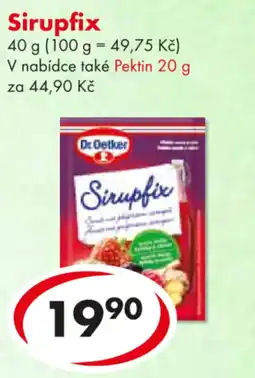 CBA Dr.Oetker Sirupfix nabídka