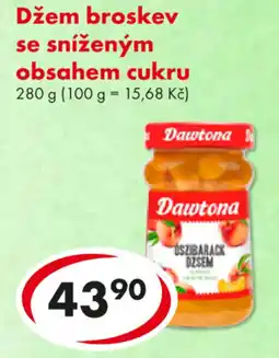 CBA Džem broskev se sníženým obsahem cukru nabídka