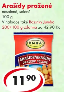 CBA ENSA Arašídy pražené nabídka