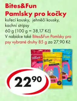 CBA Bites &Fun Pamlsky pro kočky nabídka