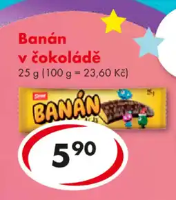 CBA Banán v čokoládě nabídka