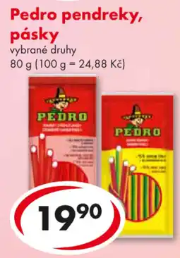 CBA PEDRO pendreky, pásky nabídka