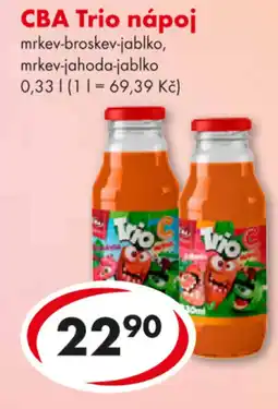 CBA CBA Trio nápoj nabídka