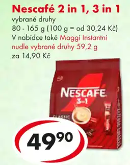 CBA NESCAFE 2 in 1, 3 in 1 nabídka