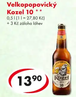 CBA Velkopopovický Kozel 10 nabídka