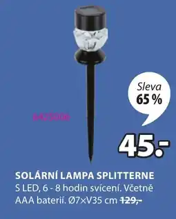JYSK Solární lampa Splitterne nabídka