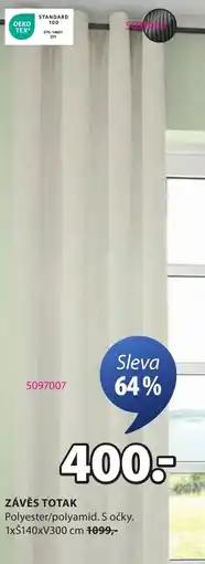 JYSK Závěs Totak nabídka