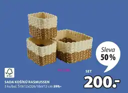 JYSK Sada Košíků rasmussen nabídka