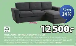 JYSK Rozkládací rohová pohovka vejlby nabídka