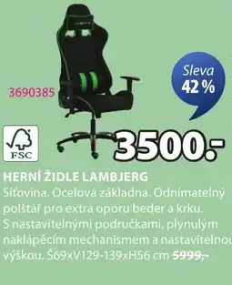 JYSK Herní židle Lambjerg nabídka