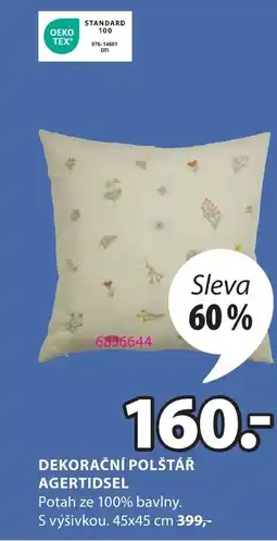 JYSK Dekorační polštář Agertidsel nabídka