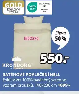 JYSK Saténové povlečení Nell nabídka