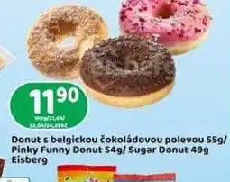 Brněnka Donut s belgickou čokoládovou polevou nabídka