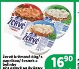 Brněnka Žervé krémové 80g/s paprikouļ česnek a bylinky nabídka
