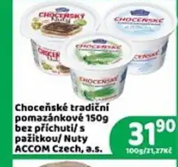 Brněnka Choceňské tradiční pomazánkové 150g bez příchuti/s nabídka