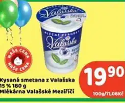 Brněnka Kysaná smetana z Valašska 15% nabídka