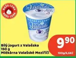 Bílý jogurt z Valašska