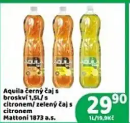 Aquila černý čaj s 90 broskvi 1,5L/s