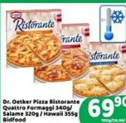 Dr. Oetker Pizza Ristorante Quattro Formaggi 140g/ Salame 320g/Hawaii 355g|