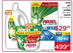 TOP drogerie Ariel gel nabídka