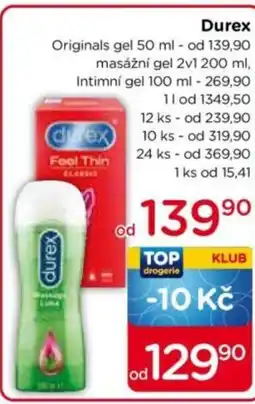 TOP drogerie Durex nabídka